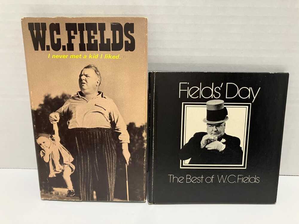 W.C. Fields Books Lot of 2 I Never Met a Kid I Liked & Fields' Day Hardcover